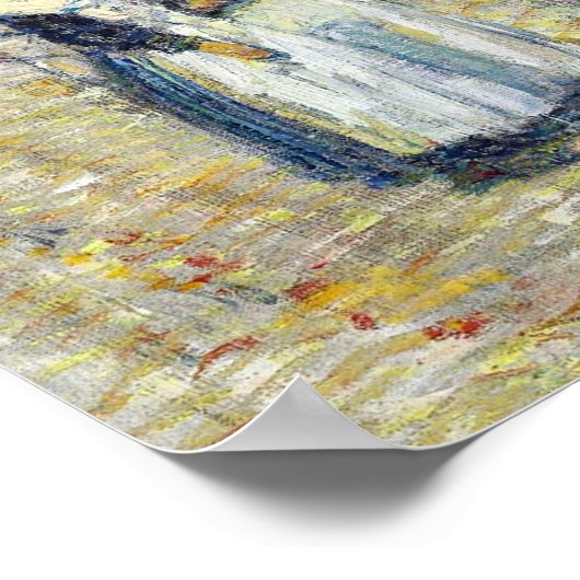 Hassam - Pont Aven 1897 Poster (Hoek)