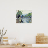 Hassam - Rainy Day. Avenue 1893 Poster (Keuken)