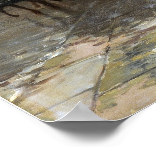 Hassam - Rainy Day Boston Poster (Hoek)