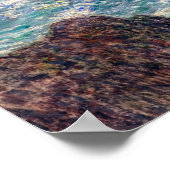 Hassam - Seaweed en Surf, Appledore op Sunset Poster (Hoek)