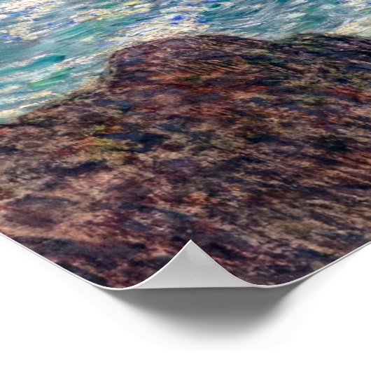 Hassam - Seaweed en Surf, Appledore op Sunset Poster (Hoek)