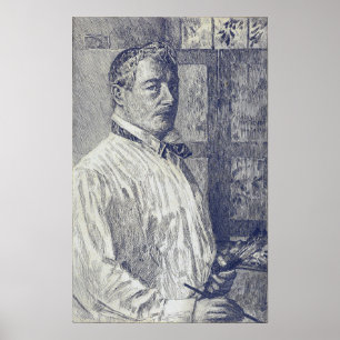 Hassam - Self-Portrait Poster