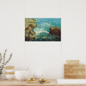 Hassam - Surf en Rocks 1906 Poster (Keuken)