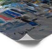 Hassam - Uitzicht van een Zuid-Franse stad Poster (Hoek)