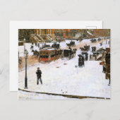 Hassam - Vijfde avenue in de winter Briefkaart (Voorkant / Achterkant)