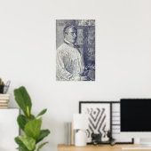Hassam - Zelfportret Poster (Thuiskantoor)