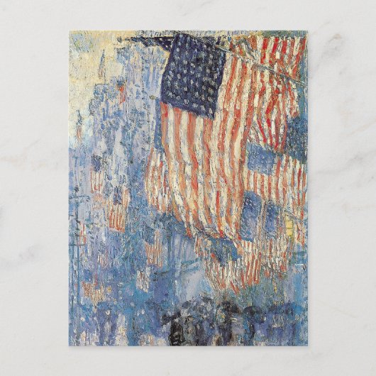 Hassam's Avenue in de Regering Briefkaart (Voorkant)