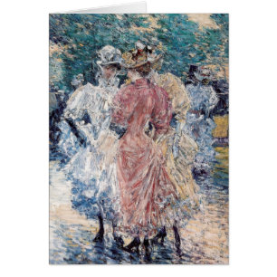 Hassam's "Conversation on the Avenue" - Kaart