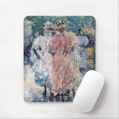 Hassam's "Conversation on the Avenue" - Mousepad Muismat (Met muis)