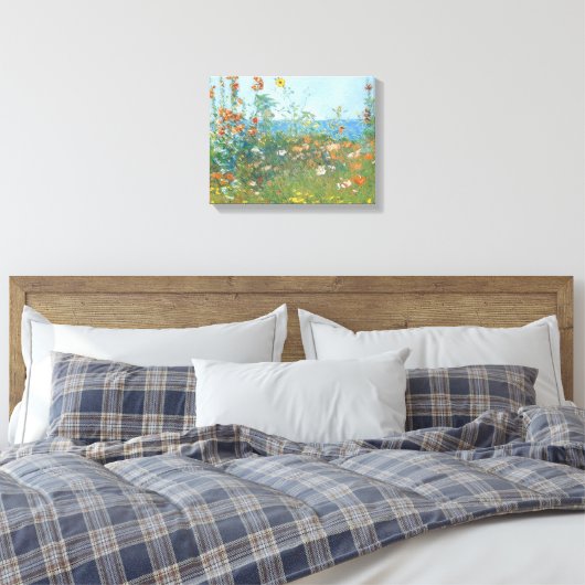 Hassams "Poppies, Isle of Shoals" - Ingepakt Canvas Afdruk (Insitu (Slaapkamer))