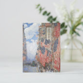 Hassam's vierde juli briefkaart (Staand voorkant)