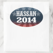 HASSAN 2014 OVALE STICKER (Tas)