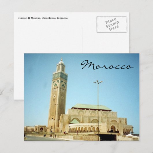 hassan casablanca briefkaart (Voorkant / Achterkant)