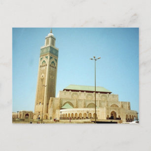 hassan casablanca moskee briefkaart