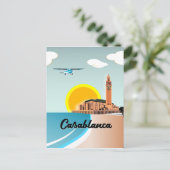 Hassan II Mosque Casablanca Marokko Briefkaart (Staand voorkant)