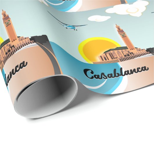 Hassan II Mosque Casablanca Marokko Cadeaupapier (Rol Hoek)