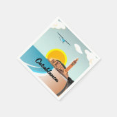 Hassan II Mosque Casablanca Marokko Servet (Hoek)