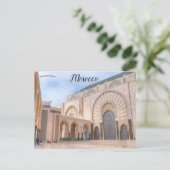 Hassan ll Mosque Casablanca Marokko Briefkaart (Staand voorkant)