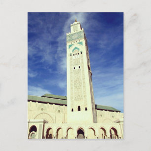 hassan moskee minaret briefkaart