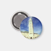 hassan moskee minaret magneet (Voorkant / Achterkant)