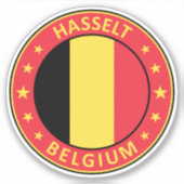 Hasselt Sticker (Voorkant)