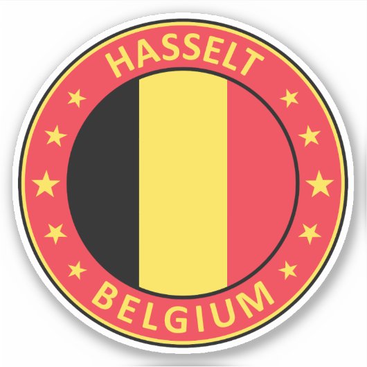 Hasselt Sticker (Voorkant)