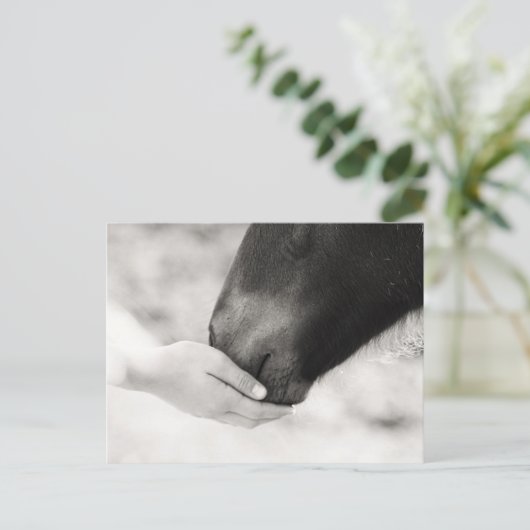 Häst Horse Briefkaart (Staand voorkant)