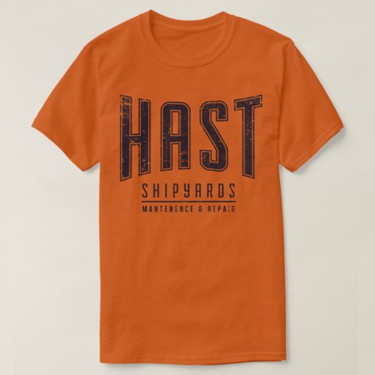 HAST-scheepswerven T-shirt (Design voorkant)