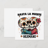 Hasta La Muerte Hermano Dag van de Dood Save The Date (Voorkant / Achterkant)