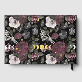 Hasta La Muerte Waterverf Schedel Gotische bruilof Gastenboek (Achterkant)