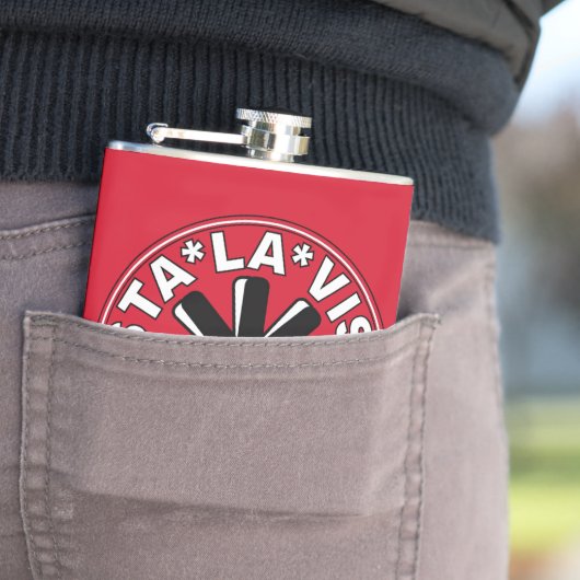 Hasta la vista, baby! heupfles (Voorbeeld)