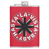 Hasta la vista, baby! heupfles (Voorkant)