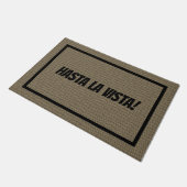 Hasta La Vista Doormat Large | Sjabloon deurmat (Schuin)