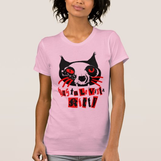 Hasta La Vista-Kat T-shirt (Voorkant)