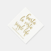 Hasta La Vista Single Life Bachelorette Party Servetten (Hoek)