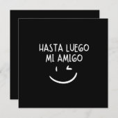 Hasta luego mi amigo feestdagenkaart (Voorkant / Achterkant)