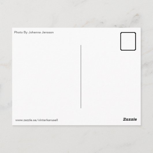 Hästar Briefkaart (Achterkant)