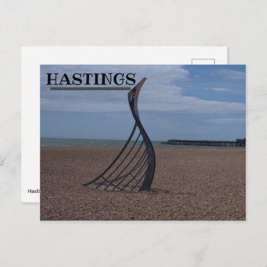 Hastings Beach Briefkaart (Voorkant / Achterkant)