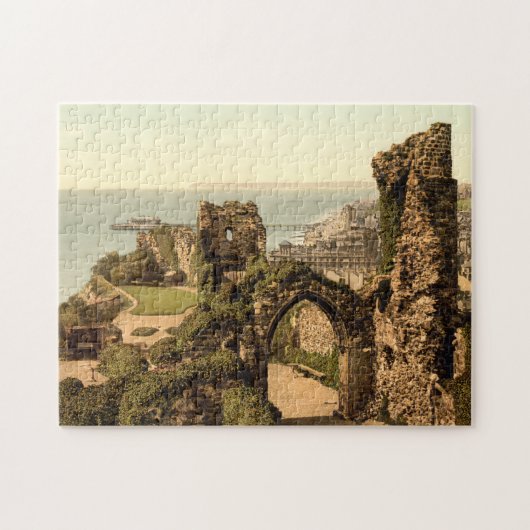 Hastings Castle, Hastings, Sussex, Engeland Legpuzzel (Horizontaal)