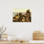 Hastings Castle, Hastings, Sussex, Engeland Poster (Keuken)