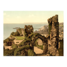 Hastings Castle, Hastings, Sussex, Engeland