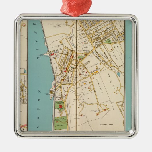 Hastings, Dobbs Ferry, Irvington Metalen Ornament (Voorkant)