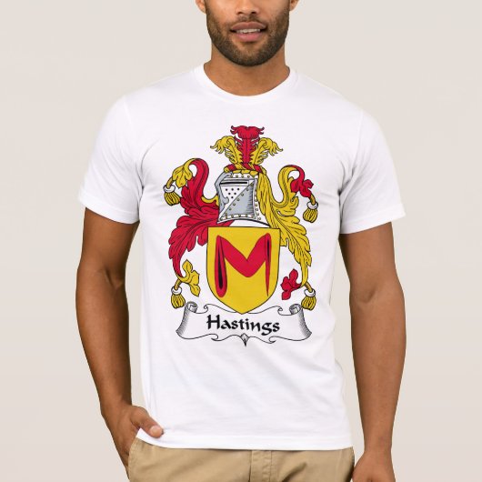 Hastings Family Crest T-shirt (Voorkant)