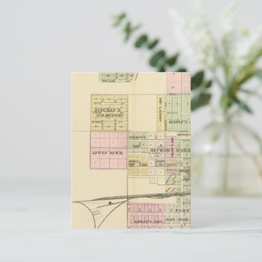 Hastings, Nebraska Briefkaart (Staand voorkant)