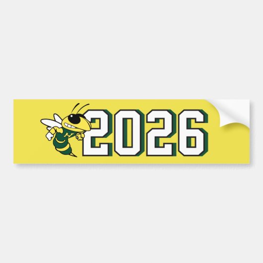 Hastings NY Buzz Grad YEAR Bumpersticker (Voorkant)