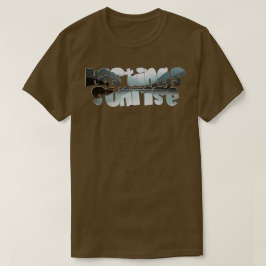 Hastings Sunrise T-shirt (Design voorkant)