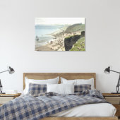 Hastings uit East Cliff van 'A Voyage Arou' Canvas Afdruk (Insitu (Slaapkamer))