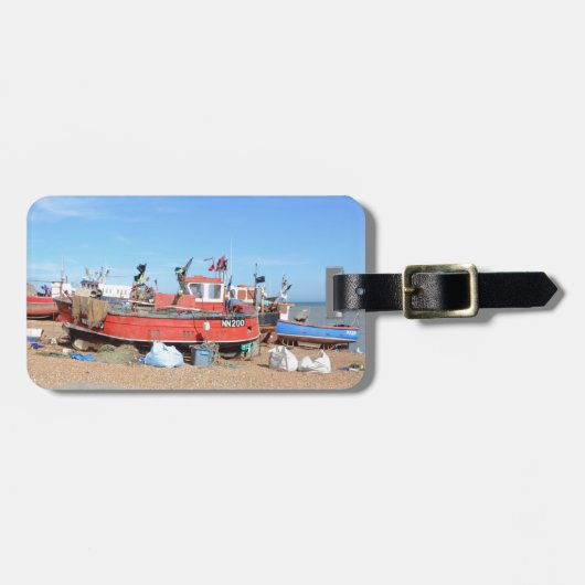 Hastings vissersboot bagagelabel (Voorkant horizontaal)