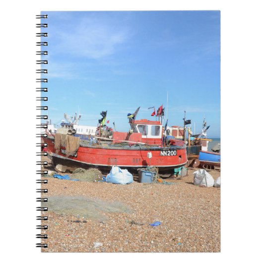 Hastings vissersboot notitieboek (Voorkant)