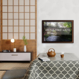 Hastle maakt afvalproverb brug poster